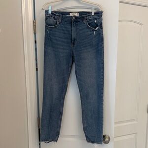 Abercrombie & Fitch Straight Leg Blue Jeans